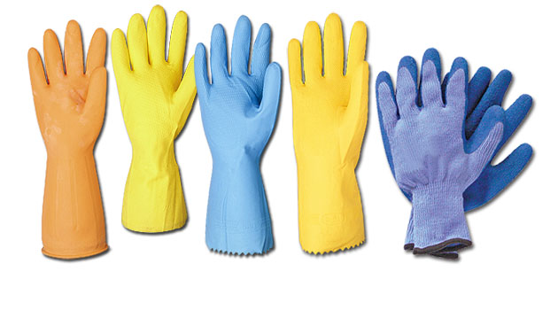Latex gloves